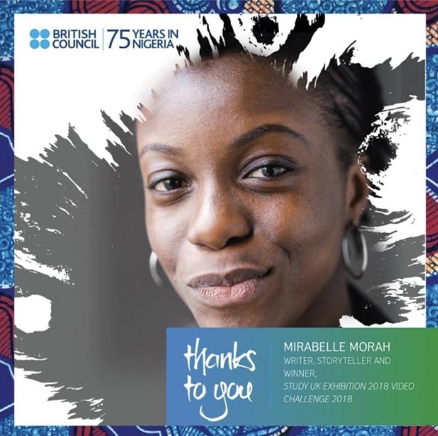 Mirabelle Morah British Council Study UK ambassador BlankPaperz