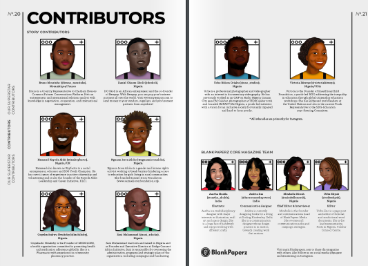 Meet Z'axis Magazine's Contributors