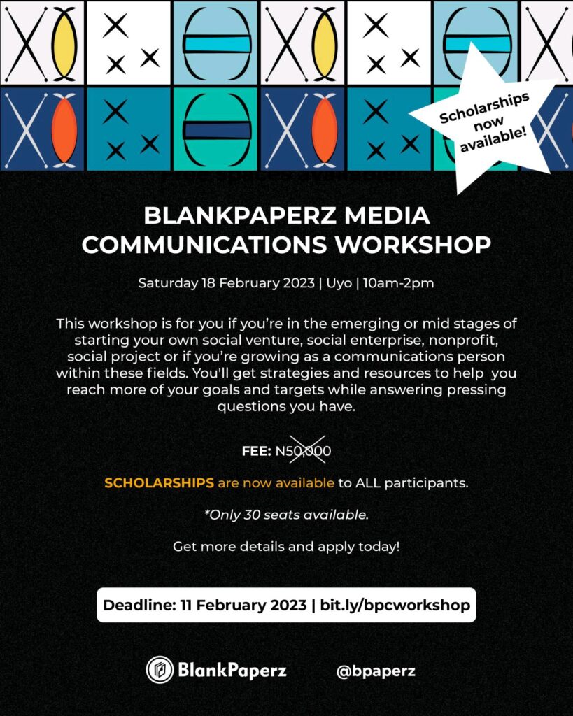 Blankpaperz Media Communication Workshop